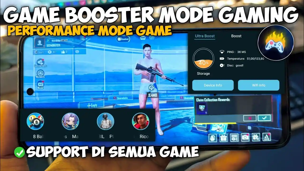 Mode Game Booster 2025 Performa Puncak Tanpa Gangguan